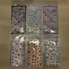 ぷくぷくシール　６枚セット　新品未使用