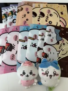 ちいかわ セブンイレブン マルチ クリアファイル6種 2セット　マスコット付