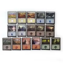 MTG フルアート 日本語 基本土地 基本地形 各種80枚 計400枚 大量 MTG フルアート 基本地形 基本土地 日本語約100枚 人気絵柄 送料無料④