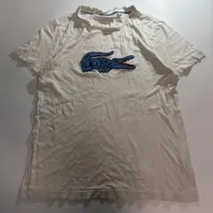 E1 00s LACOSTE Big Crocodile Logo Shirt