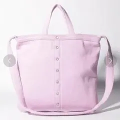 アニエスベー　agnes.b 2way トートバッグ　ショルダーバッグ　布トート