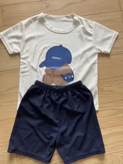 120cm キッズ　セットアップ　半袖tシャツ　ハーフパンツ　夏