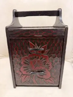 전통 공예 가마쿠라조 탁상 경대 2단 서랍