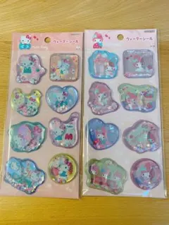 ハローキティ・マイメロディ ウォーターシールセット