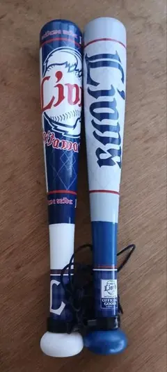 埼玉西武ライオンズ 応援バット 2개 세트
