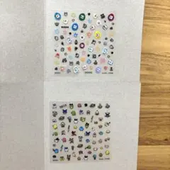 たまごっち ネイルシールコレクション シール ガチャ デザインC D ２枚