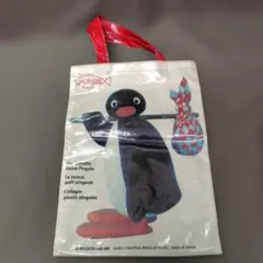 ピングー ビニールコート布製トートバッグ 1992年製
