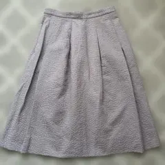 H&M フレアスカート ミモレ 膝下丈 38 ピンク