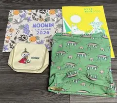 GLOW 1月・2月合併号 MOOMIN 豪華3点セット、ESSE 付録 家計簿