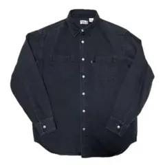 ひ*様 90s Levi'sリーバイス ブラック デニムシャツ M