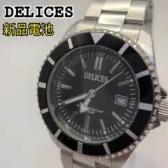 【稼働】新品電池 DELICES マルマン メンズ 腕時計 クォーツ アナログのサムネイル