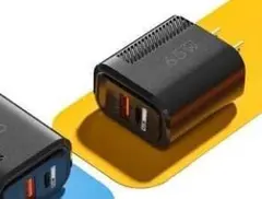 生*主様 USB 急速充電器 PD3.0 GaN 65W Type-C ブラック