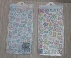 [正規品]ボンボンドロップシール2枚セット ちゅるきら2種
