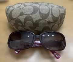 【極美品】COACH コーチ サングラス CASSANDRA S476A ケース COACH サングラスS476A ケース・クロス付 - メルカリ