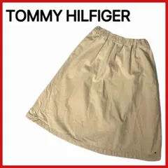 【TOMMY HILFIGER】フレアスカート ロゴ 台形 カジュアル