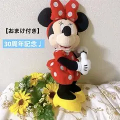 【おまけ付き】ミニーマウス ディズニーストア30周年記念ぬいぐるみ