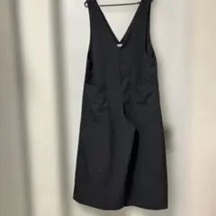 Samansa Mos2 blue サロペット ダークグレー
