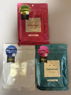 ルルルン プレシャス バランス モイスト クリア フェイスマスク 3点セット