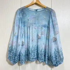 美品 franche lippee スキーヤーブラウス 3L 後ろリボンのサムネイル