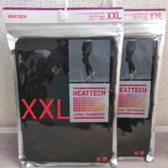 ユニクロ　ヒートテックレギンス　XXLサイズ　 ブラック　2枚　　a5u