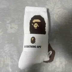 A BATHING APE エイプ ソックス 靴下 ホワイトのサムネイル