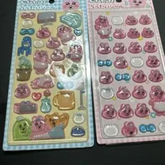 しまむら　おぱんちゅうさぎ　りったいシール