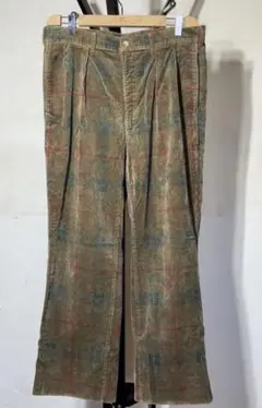 90spolo by Ralph Lauren チェック柄 コーデュロイパンツのサムネイル