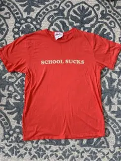 Mother Tシャツ SCHOOL SUCKS レッドのサムネイル