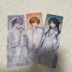 〇 にじさんじ　3SKM 2周年　アニメイトフェア特典しおり　白衣装ver3枚