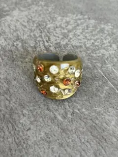 ルイヴィトンアクリルリングピンク系 - メルカリ
