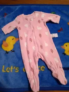 UNIQLO♪ベビーカバーオール足つき♪60サイズ♪