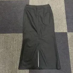 MICHEL KLEIN ミッシェルクラン ロングスカート 38 M 紺色