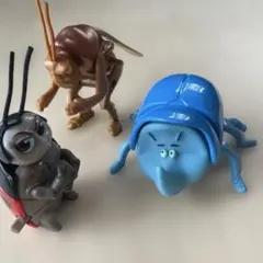 値下げしました。25年以上前のアメリカ購入バグズライフ4体セット！当時の袋付き 値下げしました。25年以上前のアメリカ購入バグズライフ4体