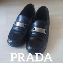 PRADA プラダ レザーローファー ブラックのサムネイル