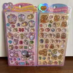 正規品　平成女子　うるちゅるポップシール　なっとうちゃん　フワフワらびちゃん