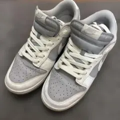 NIKE DUNK LOW ホワイト×グレー 26.5cm
