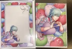 うたプリ　AGF 硬質ケース　クリアカード　藍