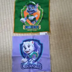 パウ・パトロール　ロッキーとエベレスト ハンカチ