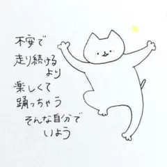 【1247】【猫の絵】ハガキサイズオリジナル手描きアナログイラスト原画自作アート