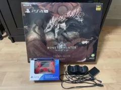 PS4 Proリオレウスエディション 本体+純正コントローラー,純正充電スタンド