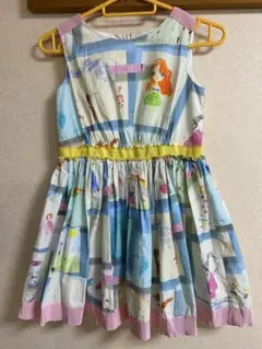 mimisol ミミソル ワンピース　子供絵柄 128のサムネイル