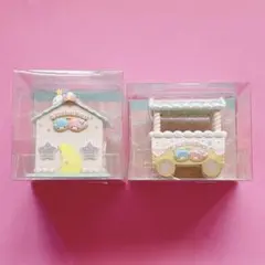♡キキララ リトルツインスターズ お菓子の家風小物入れ 汽車風 おかしのいえ♡