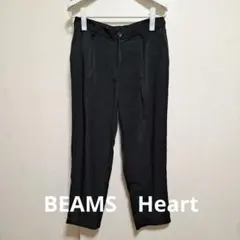 BEAMSHeart黒 スラックスパンツ カジュアル