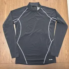 adidas climalite 長袖アンダーシャツ　ブラック　メンズ　XL
