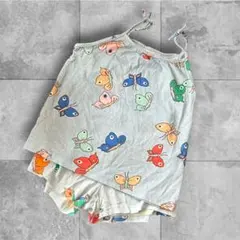 【H&M】バタフライ柄 セットアップ 100cm キャミソール＆短パンのサムネイル