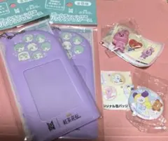 紅茶花伝 BTS タイニータン カードケース パスケースALL 2点くら寿司2点