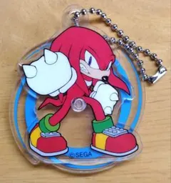 ソニック　ナックルズ　まわるアクリルキーホルダー