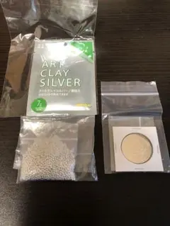 笹吹き銀100g　銀粘土7g 海外硬貨3点まとめ