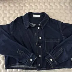 クロップド デニムジャケット