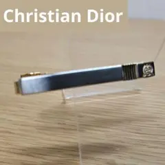 Christian Dior ネクタイピン シルバー ゴールド ロゴ タイピン